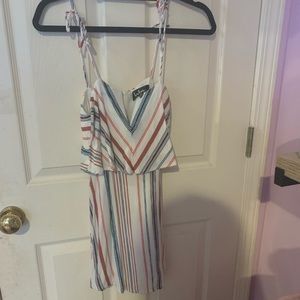 Lulus red white and blue dress